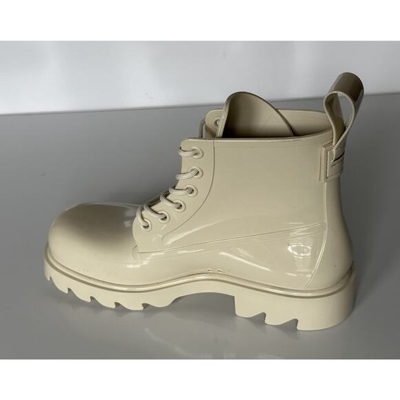 Bottega Veneta Shiny Rubber White Ankle Boots 8 US (41 Euro) 676884 IT NIB $890 main image 7